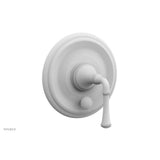 Phylrich - COINED Pressure Balance Shower Plate with Diverter and Handle Trim Set 4-134 - Satin White