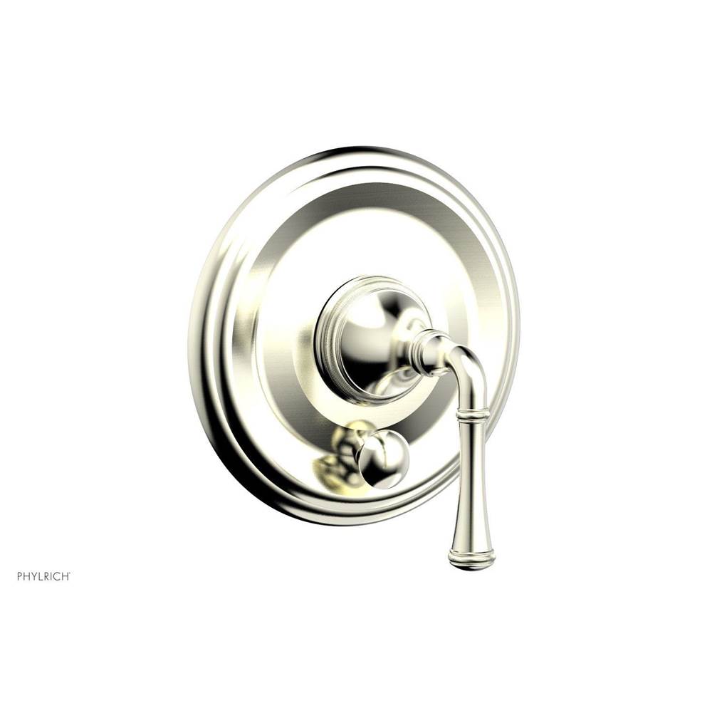 Phylrich - COINED Pressure Balance Shower Plate with Diverter and Handle Trim Set 4-134 - Satin Nickel