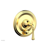 Phylrich - COINED Pressure Balance Shower Plate with Diverter and Handle Trim Set 4-134 - Satin Gold