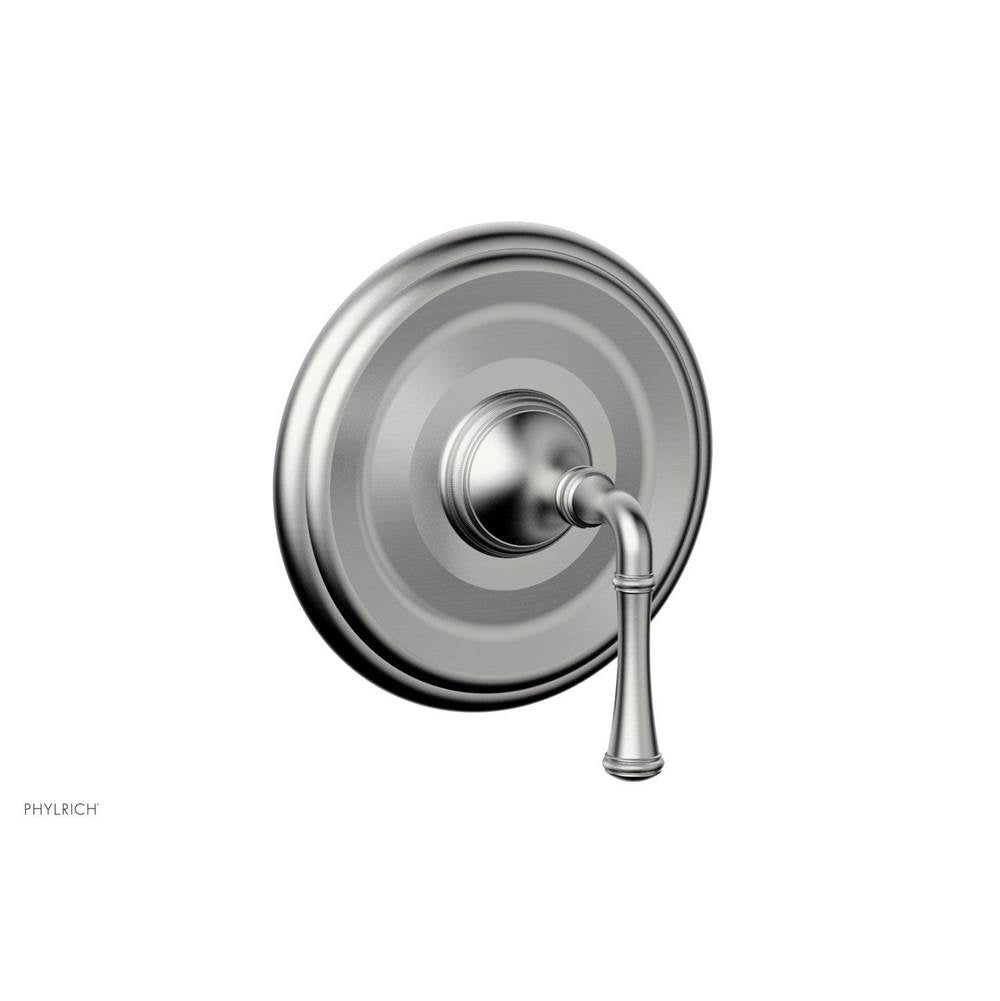 Phylrich - COINED Pressure Balance Shower Plate & Handle Trim 4-135 - Burnished Nickel