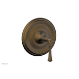 Phylrich - COINED Pressure Balance Shower Plate & Handle Trim 4-135 - Antique Bronze