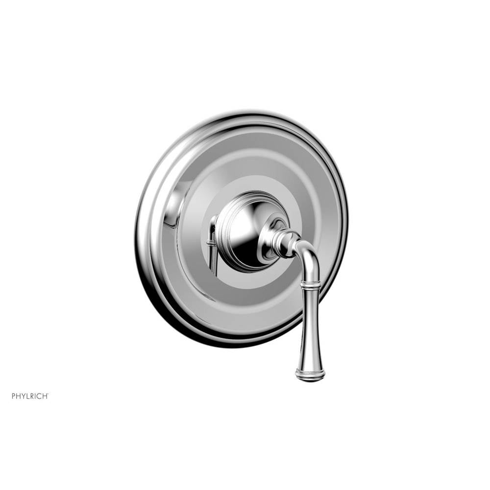 Phylrich - COINED Pressure Balance Shower Plate & Handle Trim 4-135 - Polished Nickel