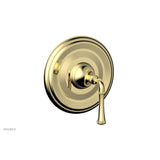 Phylrich - COINED Pressure Balance Shower Plate & Handle Trim 4-135 - Polished Gold