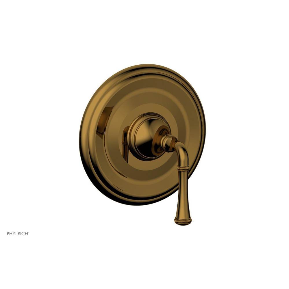 Phylrich - COINED Pressure Balance Shower Plate & Handle Trim 4-135 - Satin Gold