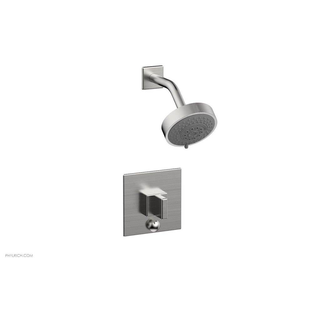 Phylrich - MIX Pressure Balance Shower and Diverter Set (Less Spout) 4-142 - Satin chrome