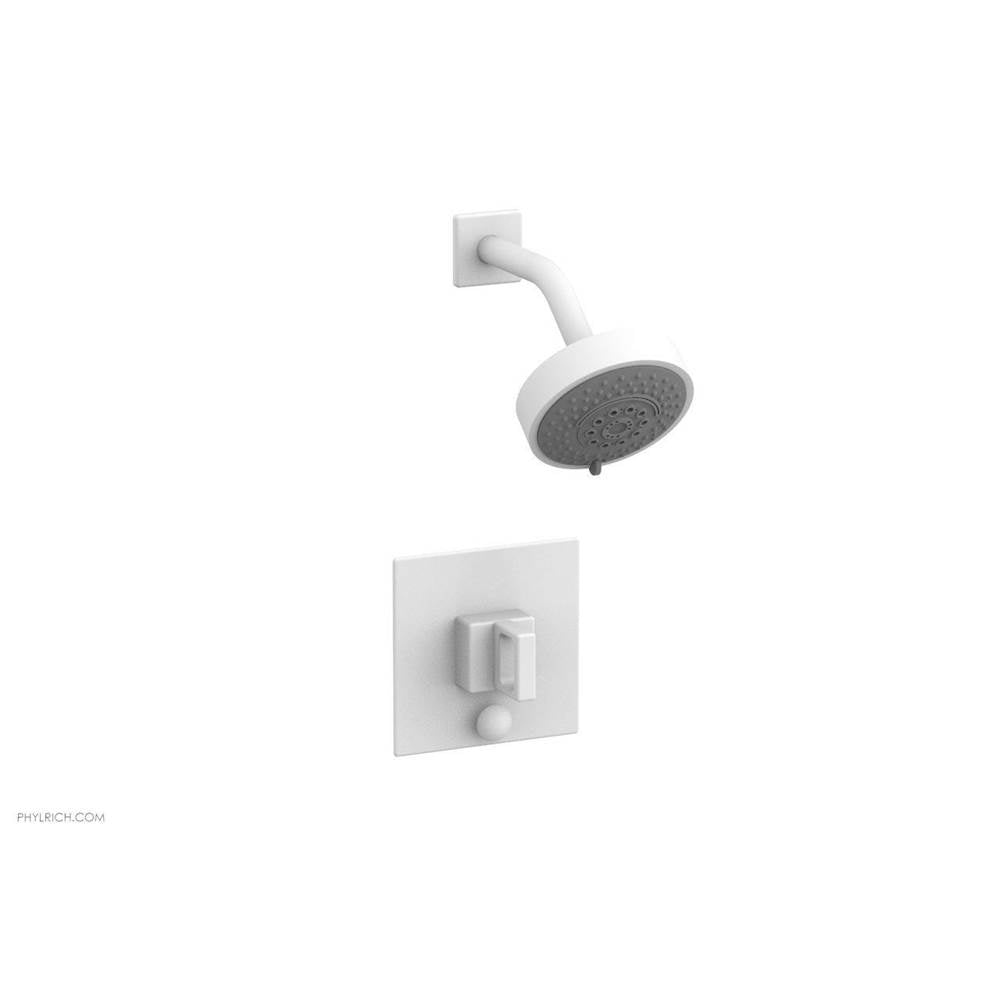 Phylrich - MIX Pressure Balance Shower and Diverter Set (Less Spout) 4-144 - Satin White
