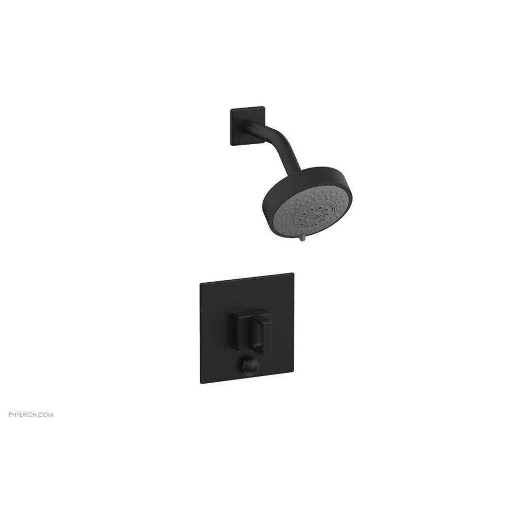Phylrich - MIX Pressure Balance Shower and Diverter Set (Less Spout) 4-144 - Satin Brass