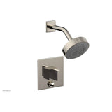 Phylrich - STRIA Pressure Balance Shower and Diverter Set (Less Spout) 4-146 - Polished Nickel