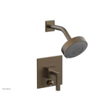 Phylrich - STRIA Pressure Balance Shower and Diverter Set (Less Spout) 4-147 - Old English Brass