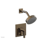 Phylrich - STRIA Pressure Balance Shower and Diverter Set (Less Spout) 4-147 - Antique Brass
