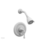 Phylrich - COINED Pressure Balance Shower and Diverter Set (Less Spout), Lever Handle 4-150 - Satin White