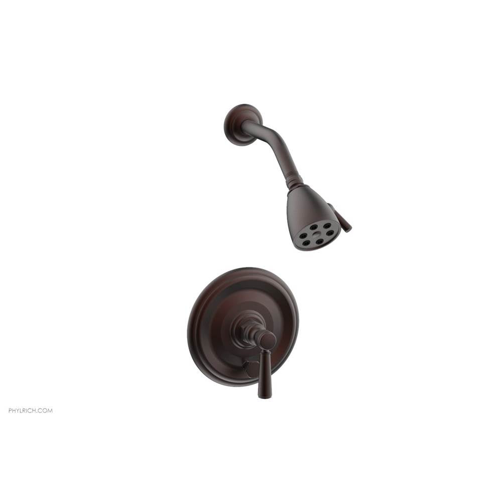 Phylrich - Pb Shwr & Div, To Lv Hdl - Weathered Copper