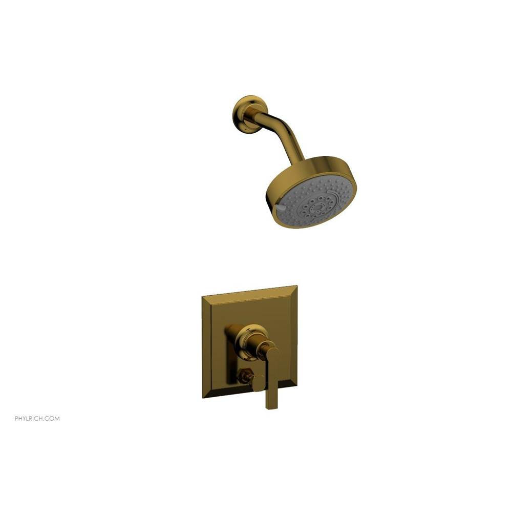 Phylrich - Pb Shwr & Div, To Lv Hdl - French Brass