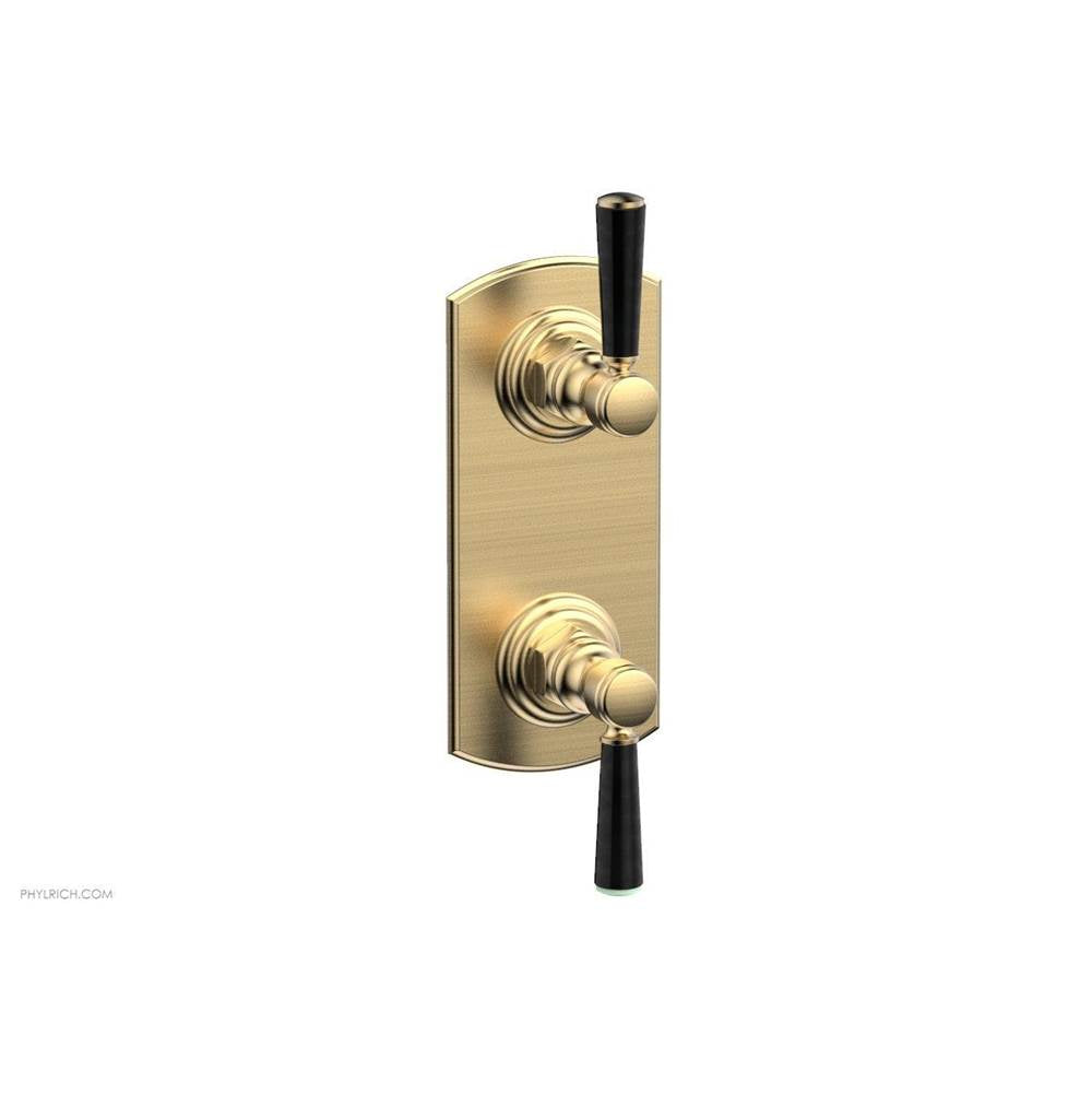 Phylrich - 1/2'' Mini Therm, 2 H - Satin Brass