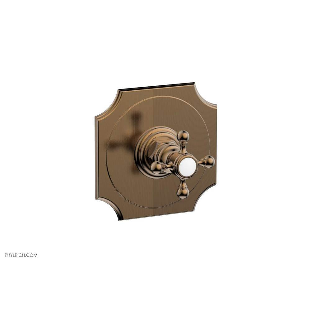 Phylrich - Single Hdl Shower Tr - Old English Brass