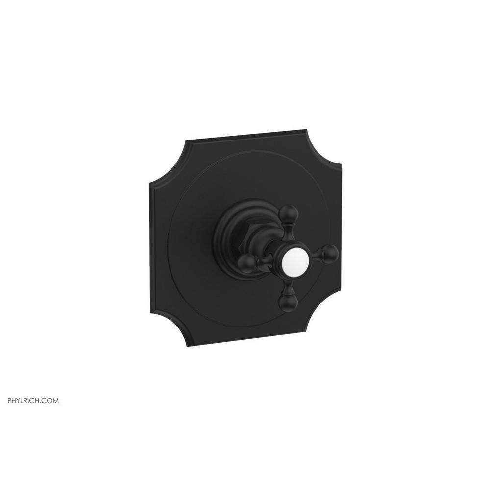 Phylrich - Single Hdl Shower Tr - Matte Black