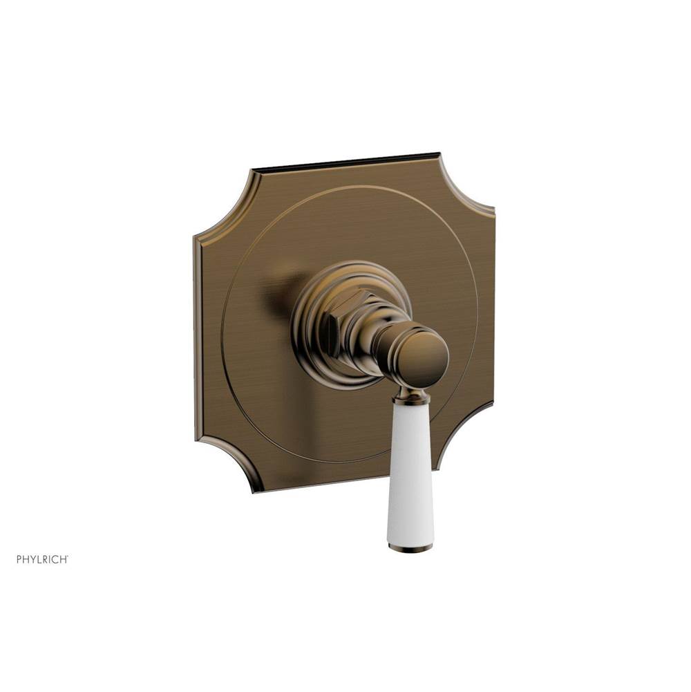 Phylrich - Single Hdl Shower Tr - Antique Brass