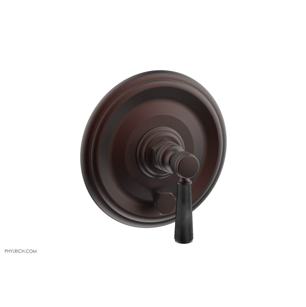 Phylrich - Pb Plate With Divert   Marble Lever Hdl - Weathered Copper