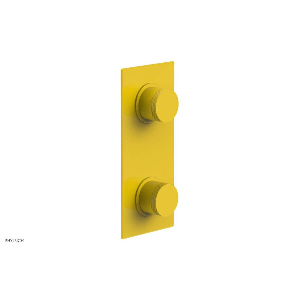 Phylrich - 1/2'' Mini Therm W Vol/Div - Yellow