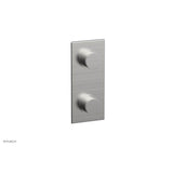 Phylrich - 1/2'' Mini Therm W Vol/Div - Satin chrome