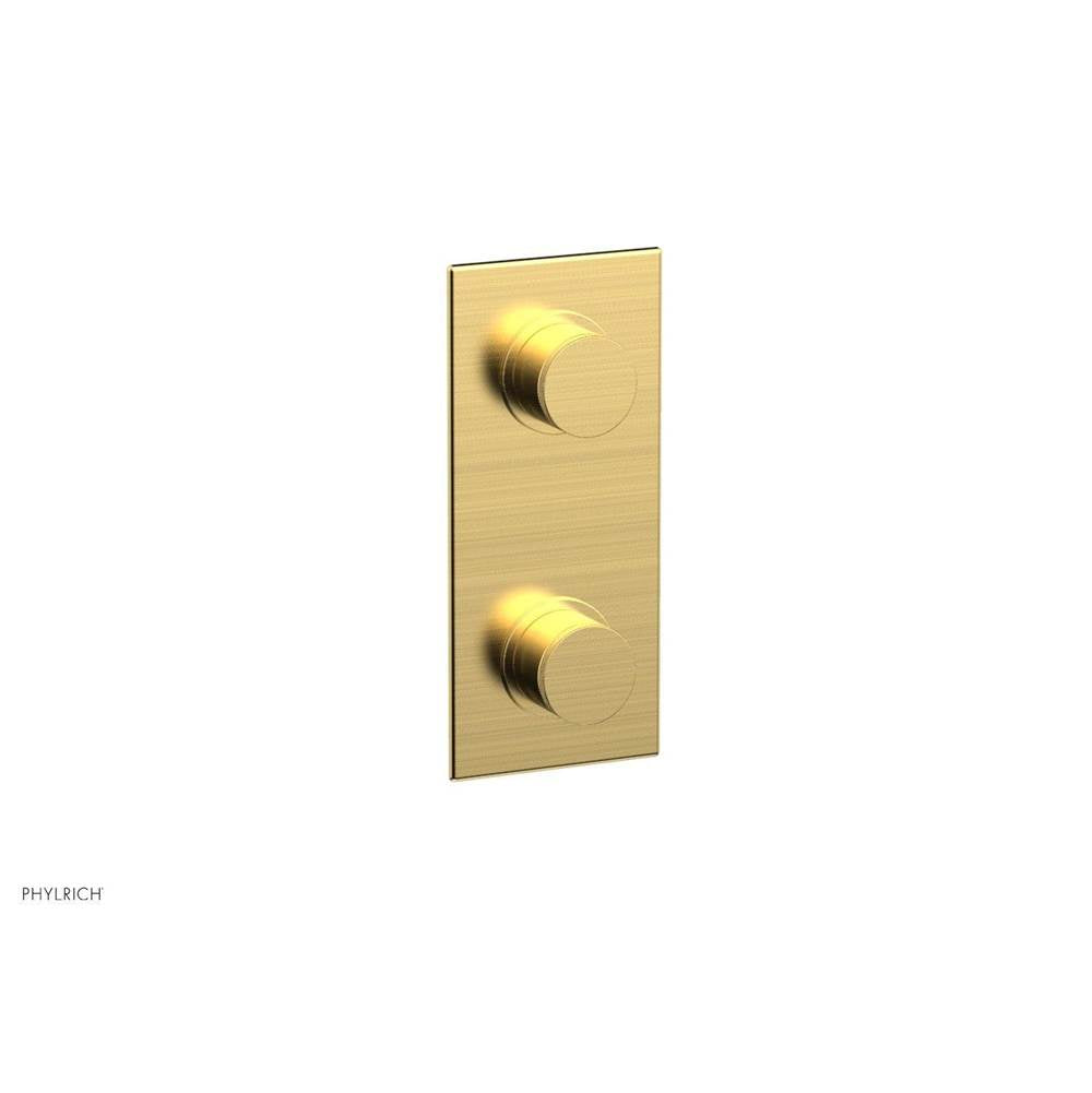 Phylrich - 1/2'' Mini Therm W Vol/Div - Satin Gold