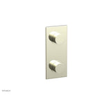 Phylrich - 1/2'' Mini Therm W Vol/Div - Burnished Nickel
