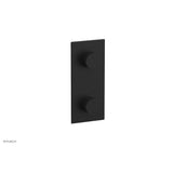 Phylrich - 1/2'' Mini Therm W Vol/Div - Matte Black