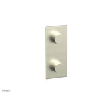 Phylrich - 1/2'' Mini Therm W Vol/Div - Satin Nickel