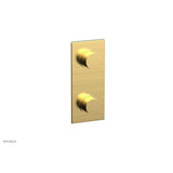 Phylrich - 1/2'' Mini Therm W Vol/Div - Satin Gold