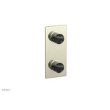 Phylrich - 1/2'' Mini Therm W Vol/Div - Burnished Nickel