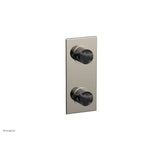 Phylrich - 1/2'' Mini Therm W Vol/Div - Polished Nickel