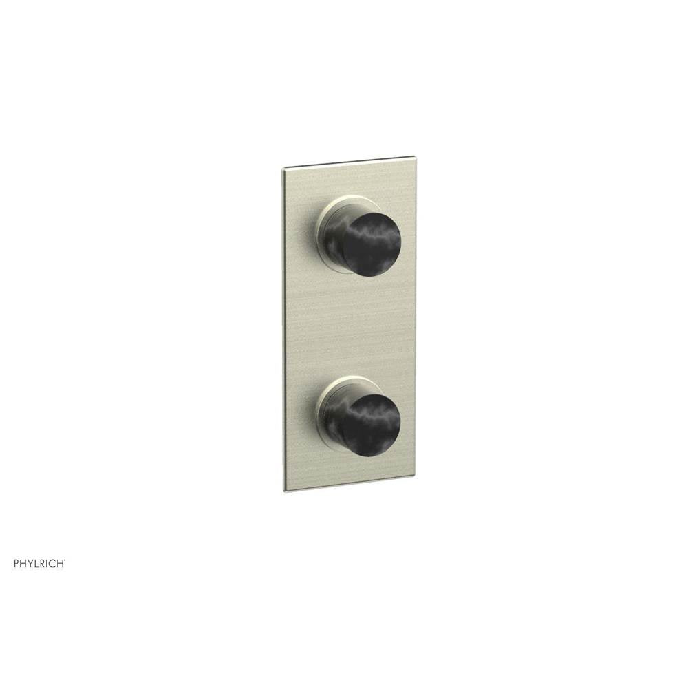 Phylrich - 1/2'' Mini Therm W Vol/Div - Satin Nickel