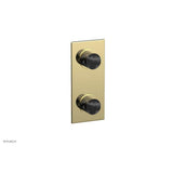 Phylrich - 1/2'' Mini Therm W Vol/Div - Polished Brass