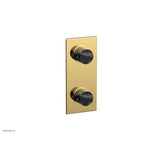 Phylrich - 1/2'' Mini Therm W Vol/Div - Polished Gold