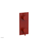 Phylrich - 1/2'' Mini Therm W Vol/Div - Red