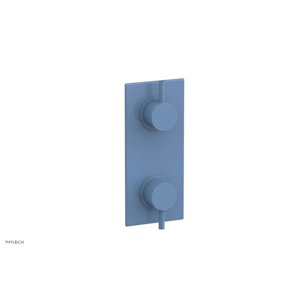 Phylrich - 1/2'' Mini Therm W Vol/Div - Light Blue