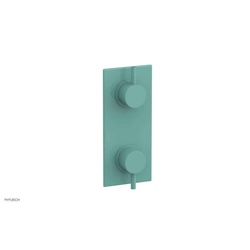 Phylrich - 1/2'' Mini Therm W Vol/Div - Turquoise