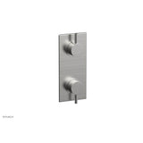 Phylrich - 1/2'' Mini Therm W Vol/Div - Satin chrome