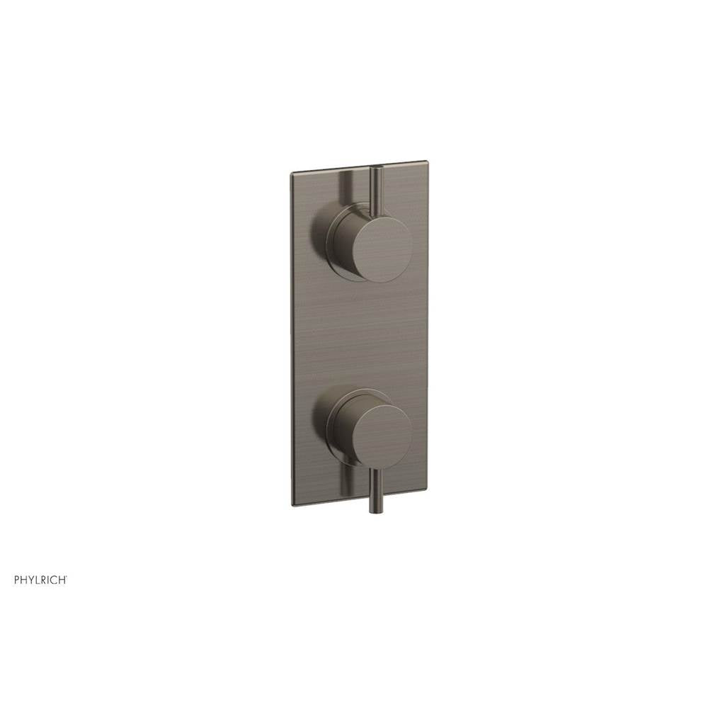Phylrich - 1/2'' Mini Therm W Vol/Div - Pewter