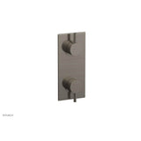 Phylrich - 1/2'' Mini Therm W Vol/Div - Pewter