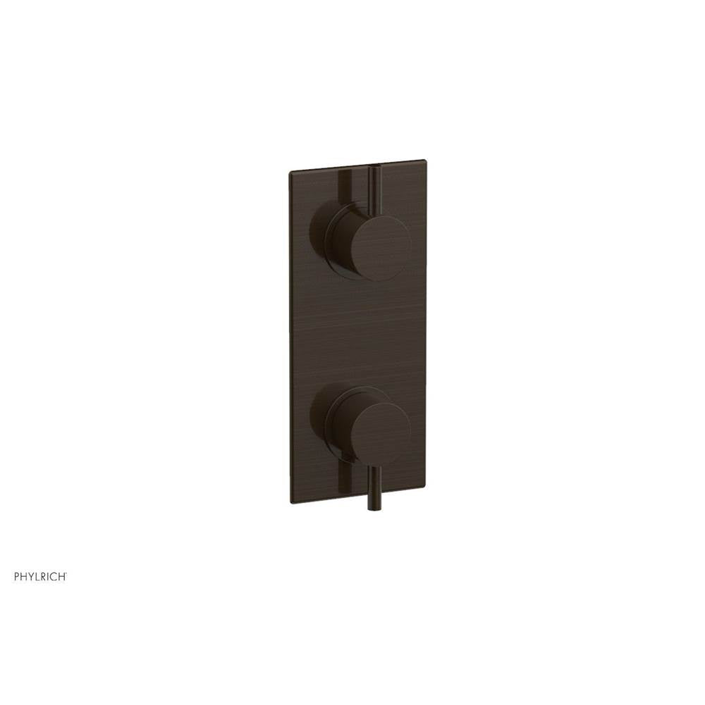 Phylrich - 1/2'' Mini Therm W Vol/Div - Antique Bronze