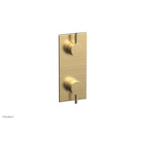 Phylrich - 1/2'' Mini Therm W Vol/Div - Satin Brass