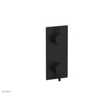 Phylrich - 1/2'' Mini Therm W Vol/Div - Matte Black