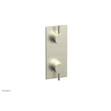 Phylrich - 1/2'' Mini Therm W Vol/Div - Satin Nickel