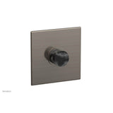Phylrich - Shower Plate Trim, Marble Hdl - Pewter