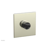 Phylrich - Shower Plate Trim, Marble Hdl - Burnished Nickel