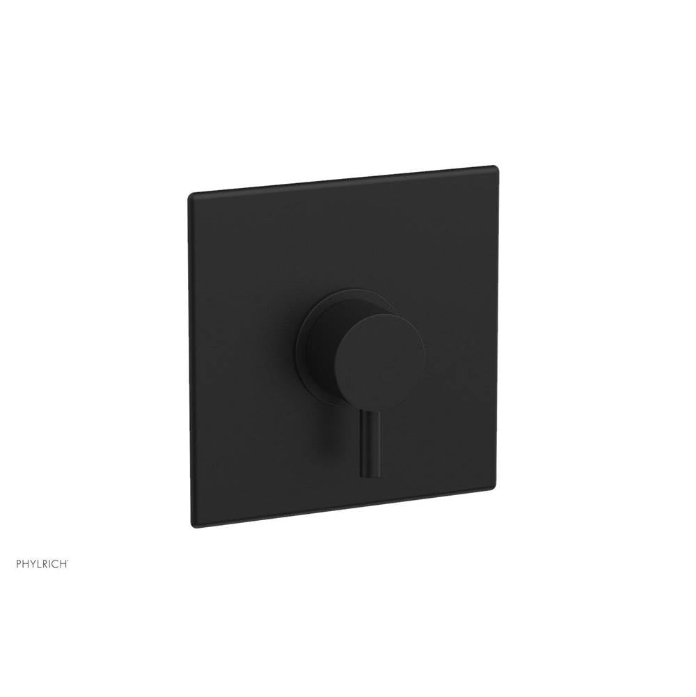 Phylrich - Shower Plate Trim - Matte Black
