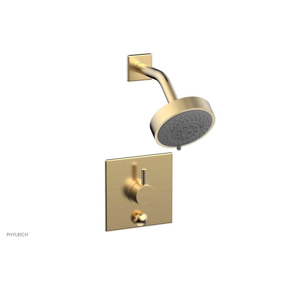 Phylrich - Pb Shower & Div Set - Satin Brass