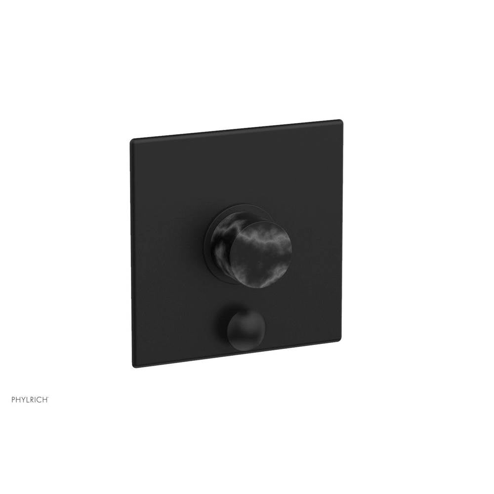 Phylrich - Pb Shower Plate W/ D - Matte Black