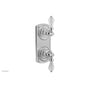 Phylrich - REGENT CUT CRYSTAL 1/2'' Thermostatic Valve with Volume Control or Diverter 4-206 - Old English Brass